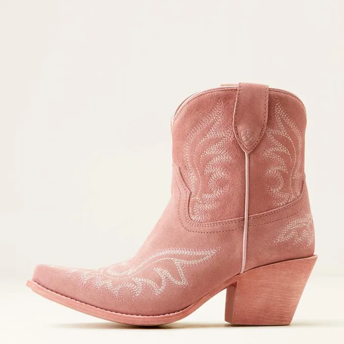 Women Western Boots Ariat Chandler Western Boot Carnation Pink Suede Women Western Boots Ariat Chandler Western Boot Carnation Pink Suede
