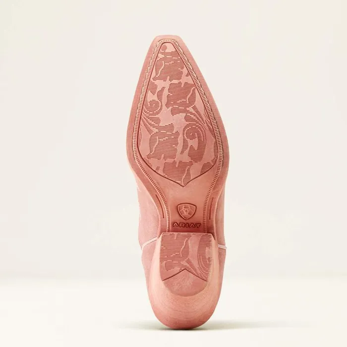 Women Western Boots Ariat Chandler Western Boot Carnation Pink Suede Women Western Boots Ariat Chandler Western Boot Carnation Pink Suede