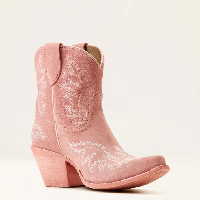 Women Western Boots Ariat Chandler Western Boot Carnation Pink Suede Women Western Boots Ariat Chandler Western Boot Carnation Pink Suede
