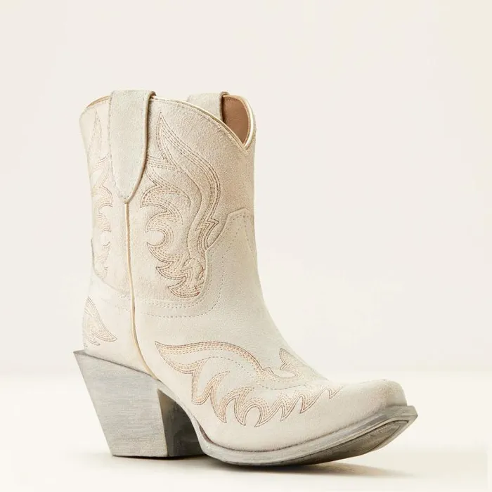 Women Western Boots Ariat Chandler Western Boot Cloud White Suede Women Western Boots Ariat Chandler Western Boot Cloud White Suede