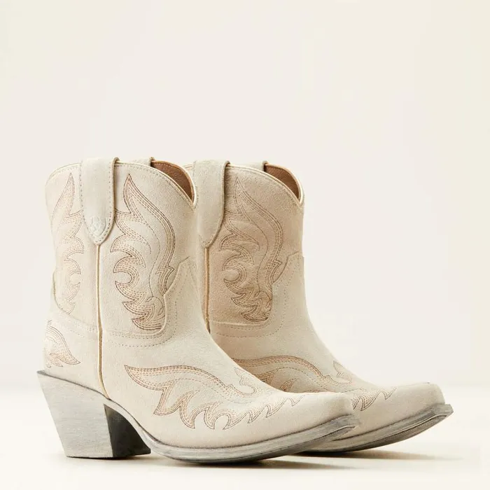 Women Western Boots Ariat Chandler Western Boot Cloud White Suede Women Western Boots Ariat Chandler Western Boot Cloud White Suede