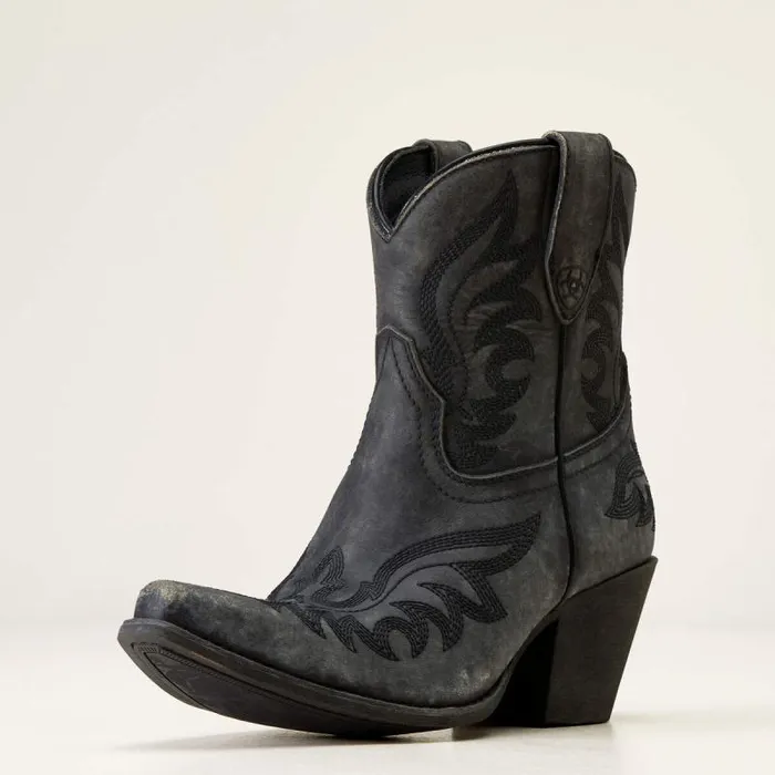 Women Western Boots Ariat Chandler Western Boot Naturally Distressed Black