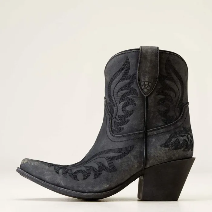 Women Western Boots Ariat Chandler Western Boot Naturally Distressed Black Women Western Boots Ariat Chandler Western Boot Naturally Distressed Black