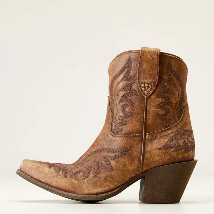Women Western Boots Ariat Chandler Western Boot Naturally Distressed Brown Women Western Boots Ariat Chandler Western Boot Naturally Distressed Brown