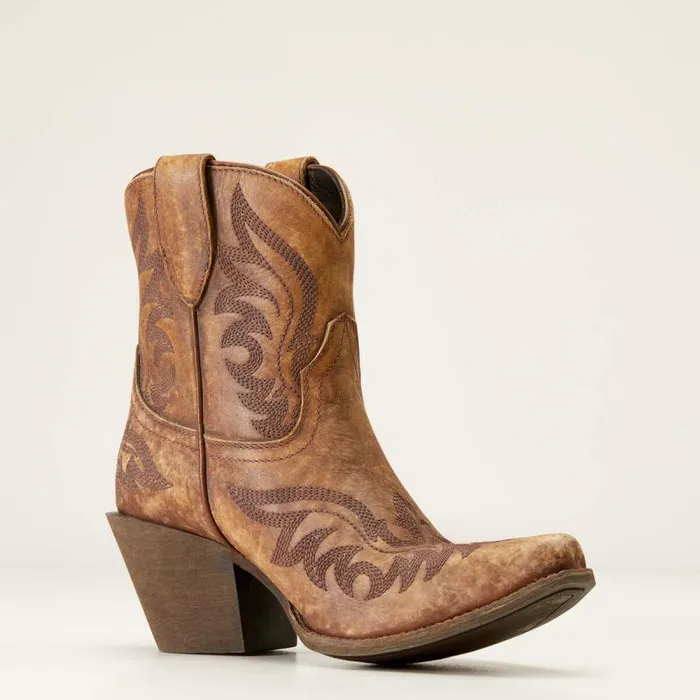 Women Western Boots Ariat Chandler Western Boot Naturally Distressed Brown Women Western Boots Ariat Chandler Western Boot Naturally Distressed Brown