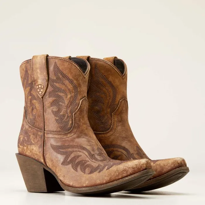 Women Western Boots Ariat Chandler Western Boot Naturally Distressed Brown Women Western Boots Ariat Chandler Western Boot Naturally Distressed Brown