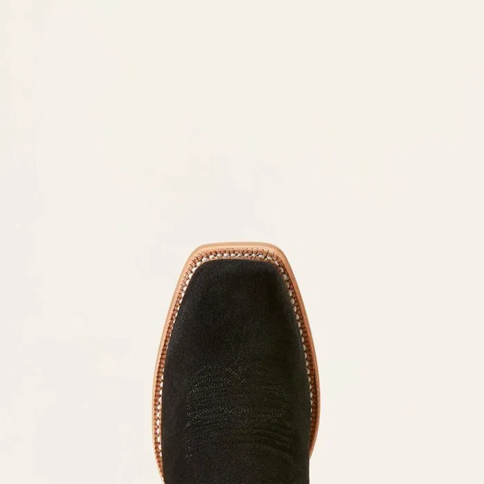 Women Western Boots Ariat Derby Monroe Western Boot Black Roughout Women Western Boots Ariat Derby Monroe Western Boot Black Roughout
