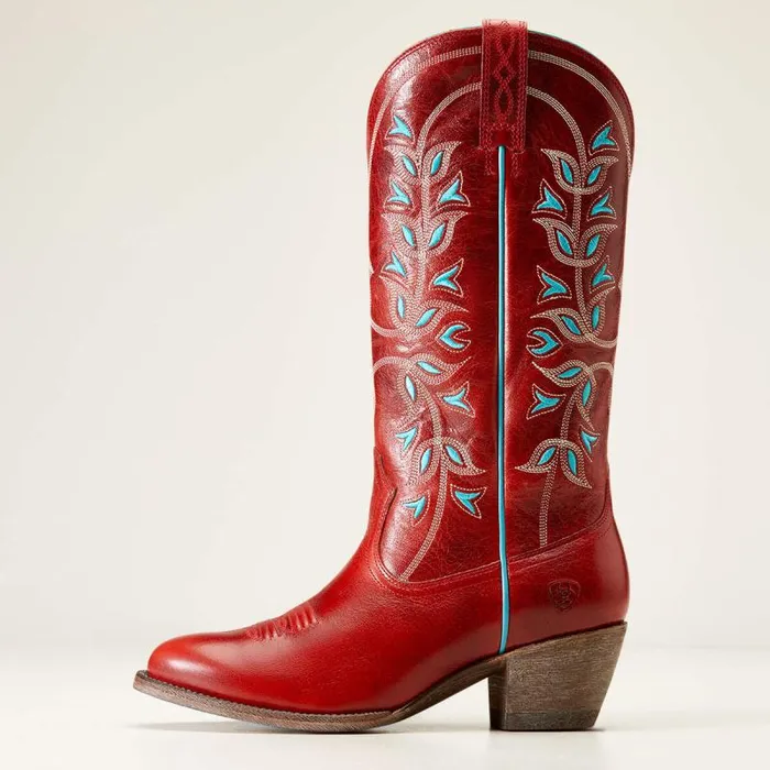 Women Western Boots Ariat Desert Holly Western Boot Flame Red Women Western Boots Ariat Desert Holly Western Boot Flame Red