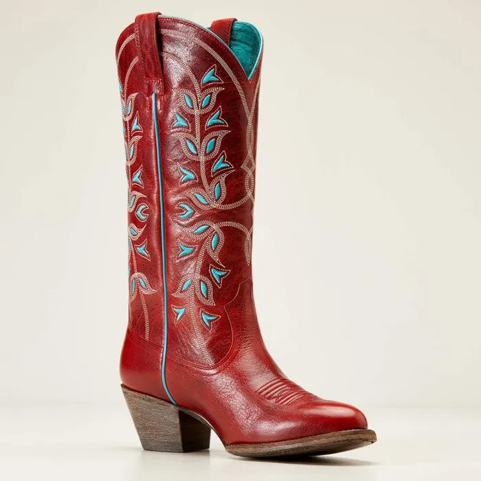 Women Western Boots Ariat Desert Holly Western Boot Flame Red Women Western Boots Ariat Desert Holly Western Boot Flame Red