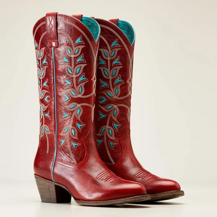 Women Western Boots Ariat Desert Holly Western Boot Flame Red Women Western Boots Ariat Desert Holly Western Boot Flame Red
