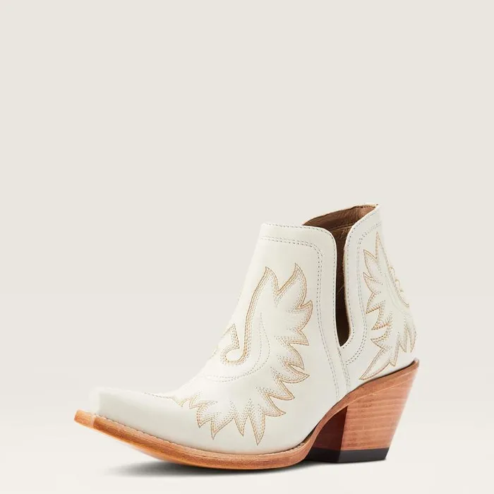 Women Western Boots Ariat Dixon Bootie Blanco