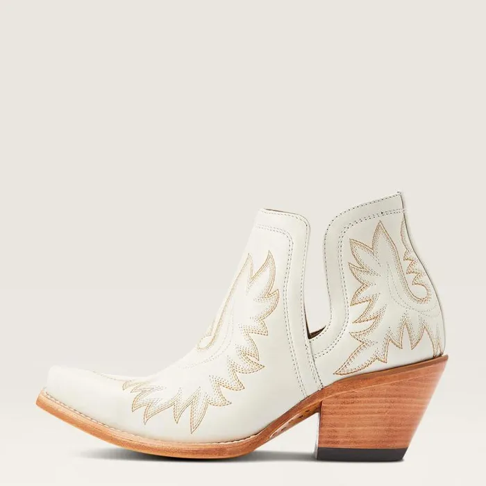 Women Western Boots Ariat Dixon Bootie Blanco