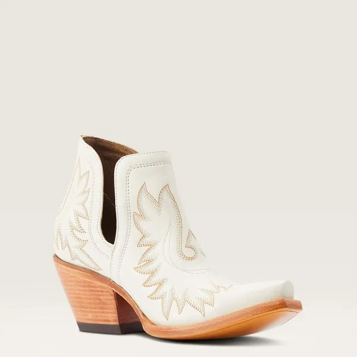 Women Western Boots Ariat Dixon Bootie Blanco