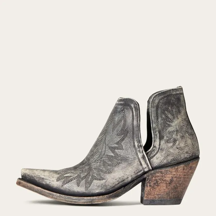 Women Western Boots Ariat Dixon Bootie Naturally Distressed Black Women Western Boots Ariat Dixon Bootie Naturally Distressed Black