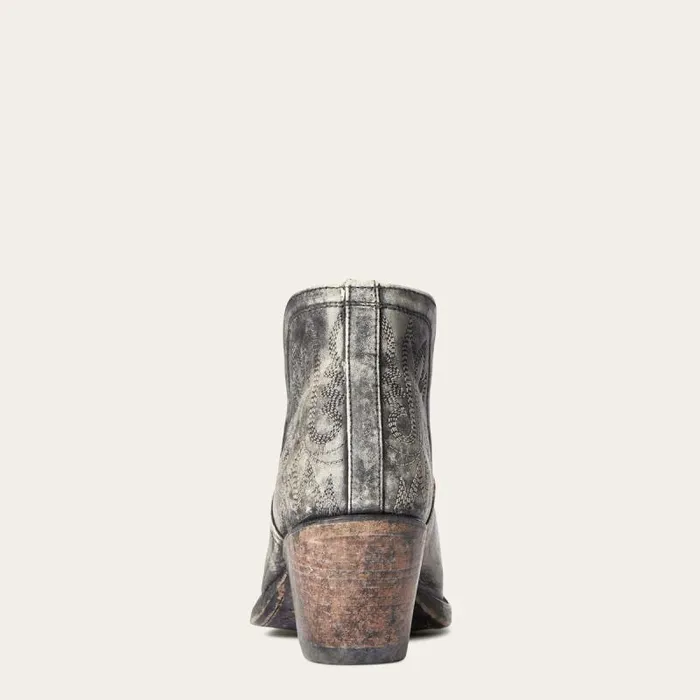 Women Western Boots Ariat Dixon Bootie Naturally Distressed Black Women Western Boots Ariat Dixon Bootie Naturally Distressed Black