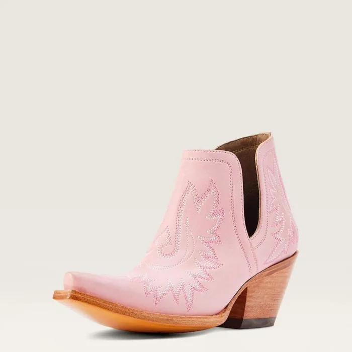 Women Western Boots Ariat Dixon Bootie Powder Pink
