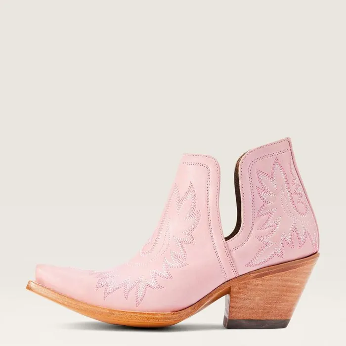 Women Western Boots Ariat Dixon Bootie Powder Pink Women Western Boots Ariat Dixon Bootie Powder Pink