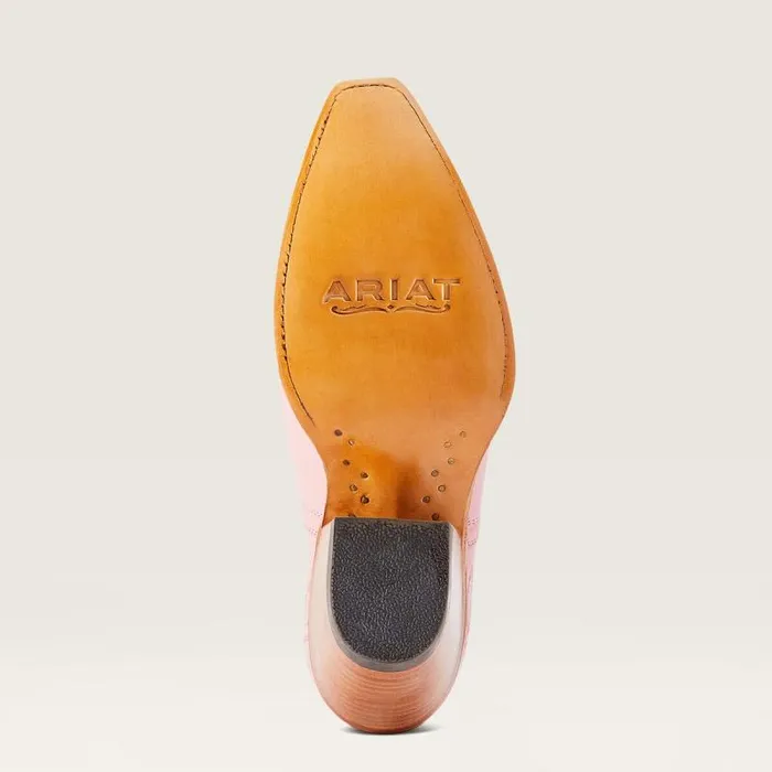 Women Western Boots Ariat Dixon Bootie Powder Pink Women Western Boots Ariat Dixon Bootie Powder Pink