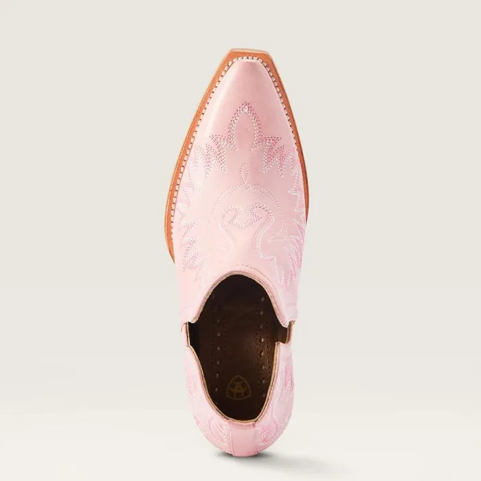 Women Western Boots Ariat Dixon Bootie Powder Pink Women Western Boots Ariat Dixon Bootie Powder Pink