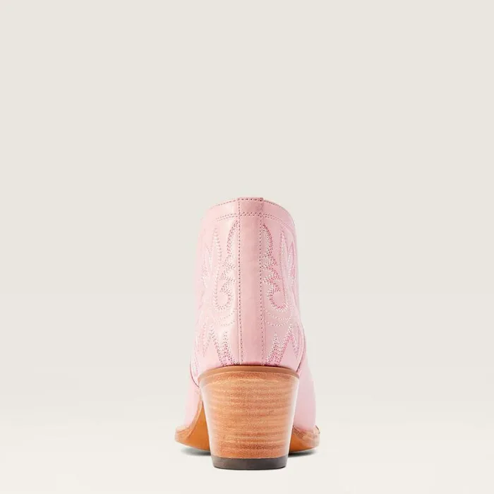 Women Western Boots Ariat Dixon Bootie Powder Pink Women Western Boots Ariat Dixon Bootie Powder Pink