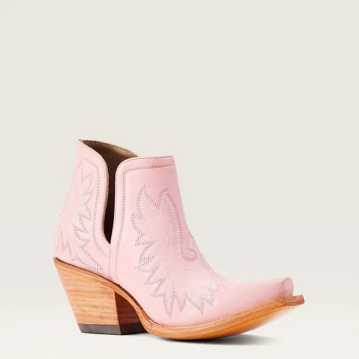 Women Western Boots Ariat Dixon Bootie Powder Pink Women Western Boots Ariat Dixon Bootie Powder Pink
