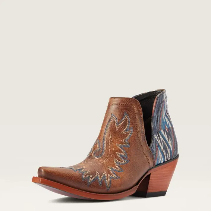 Women Western Boots Ariat Dixon Chimayo Western Boot Fiery Tan