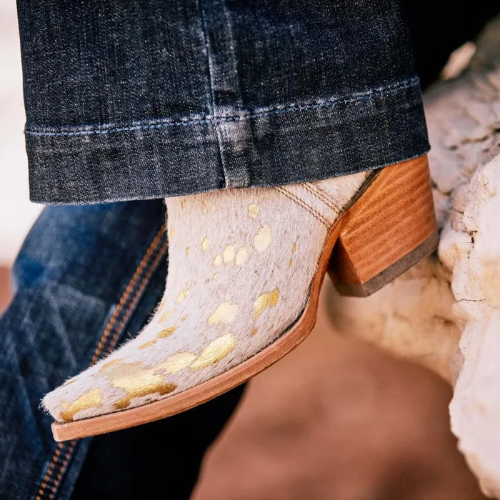 Women Western Boots Ariat Dixon Haircalf Western Boot White Metallic Hair On Women Western Boots Ariat Dixon Haircalf Western Boot White Metallic Hair On