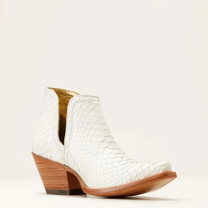 Women Western Boots Ariat Dixon Python Western Boot Classic White Women Western Boots Ariat Dixon Python Western Boot Classic White