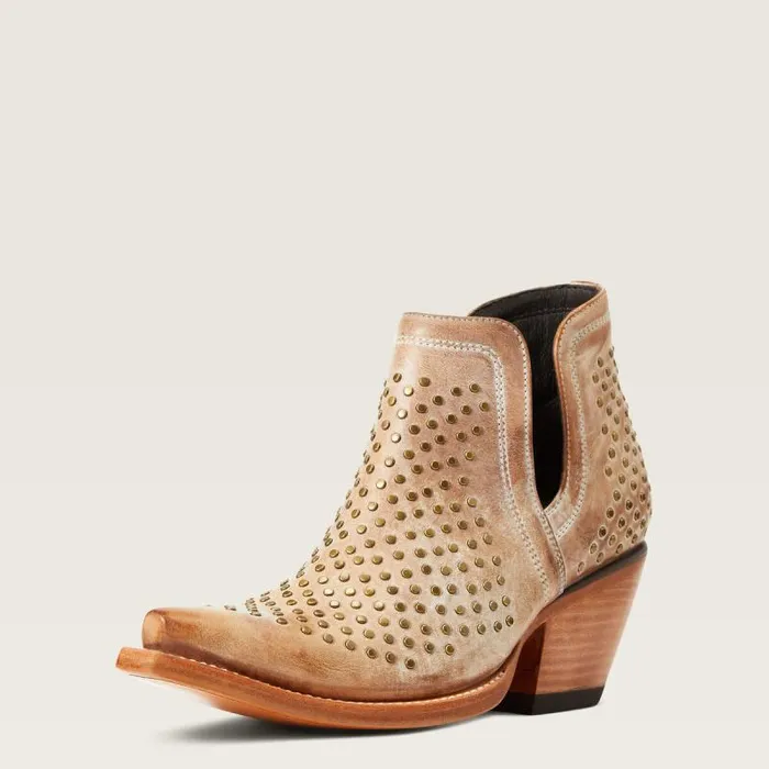 Women Western Boots Ariat Dixon Studs Western Boot Old West Tan