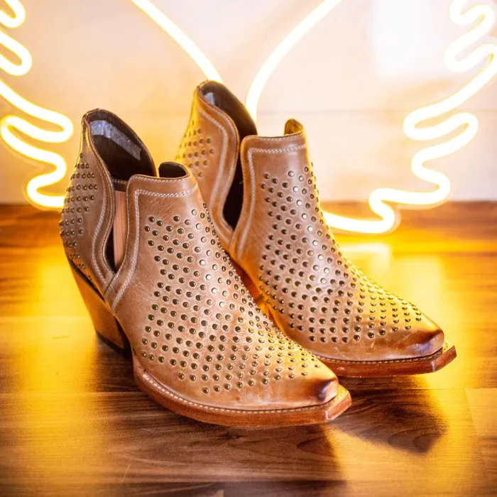 Women Western Boots Ariat Dixon Studs Western Boot Old West Tan Women Western Boots Ariat Dixon Studs Western Boot Old West Tan