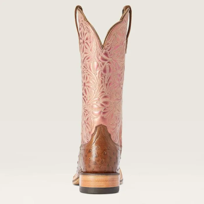 Women Western Boots Ariat Donatella Western Boot Distressed Chocolate Full Quil Women Western Boots Ariat Donatella Western Boot Distressed Chocolate Full Quil