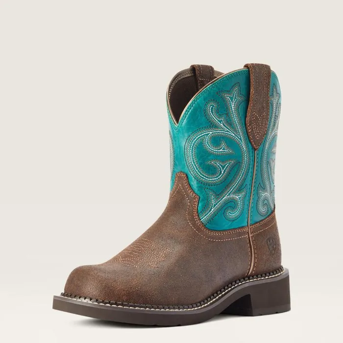 Women Western Boots Ariat Fatbaby Heritage Western Boot Worn Hickory