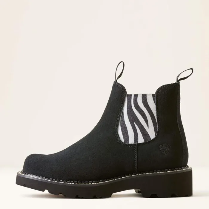 Women Western Boots Ariat Fatbaby Twin Gore Western Boot Beduino Blackzebra Print Women Western Boots Ariat Fatbaby Twin Gore Western Boot Beduino Blackzebra Print