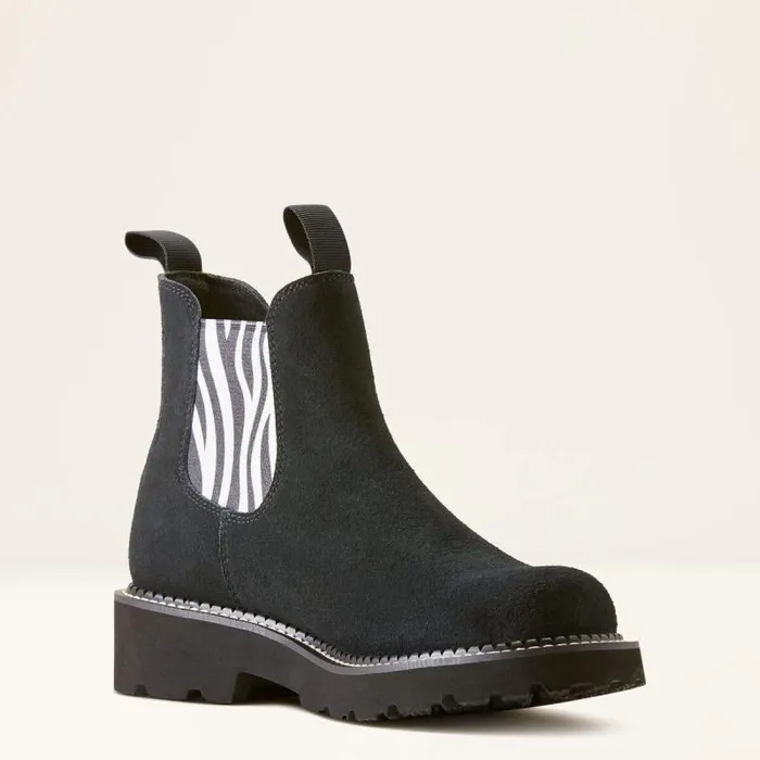 Women Western Boots Ariat Fatbaby Twin Gore Western Boot Beduino Blackzebra Print Women Western Boots Ariat Fatbaby Twin Gore Western Boot Beduino Blackzebra Print