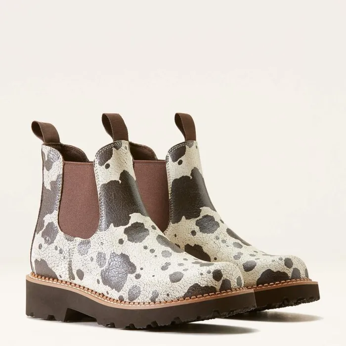 Women Western Boots Ariat Fatbaby Twin Gore Western Boot Cow Print Women Western Boots Ariat Fatbaby Twin Gore Western Boot Cow Print