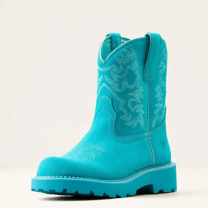 Women Western Boots Ariat Fatbaby Western Boot Brightest Turquoise