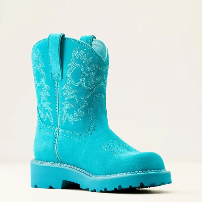 Women Western Boots Ariat Fatbaby Western Boot Brightest Turquoise