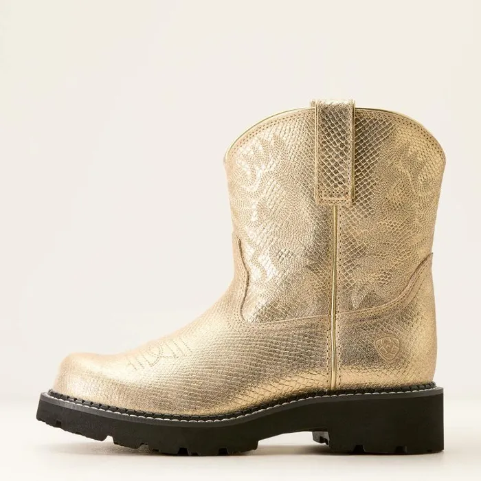 Women Western Boots Ariat Fatbaby Western Boot Gilded Lizard Emboss Women Western Boots Ariat Fatbaby Western Boot Gilded Lizard Emboss