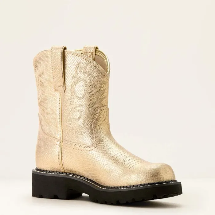 Women Western Boots Ariat Fatbaby Western Boot Gilded Lizard Emboss Women Western Boots Ariat Fatbaby Western Boot Gilded Lizard Emboss