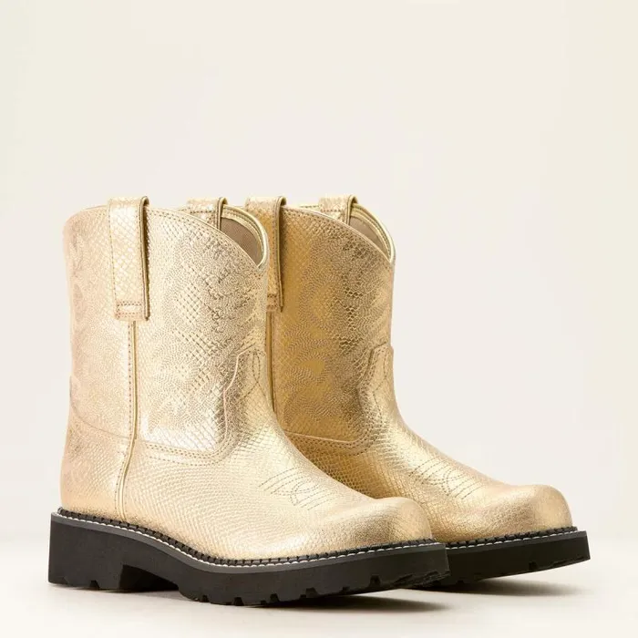 Women Western Boots Ariat Fatbaby Western Boot Gilded Lizard Emboss Women Western Boots Ariat Fatbaby Western Boot Gilded Lizard Emboss