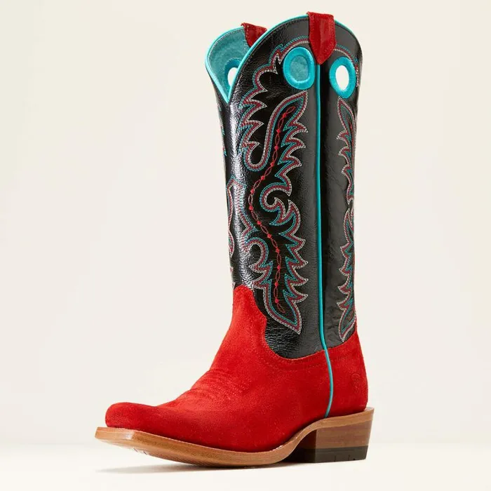 Women Western Boots Ariat Frontier Boon Western Boot Fiery Roughout