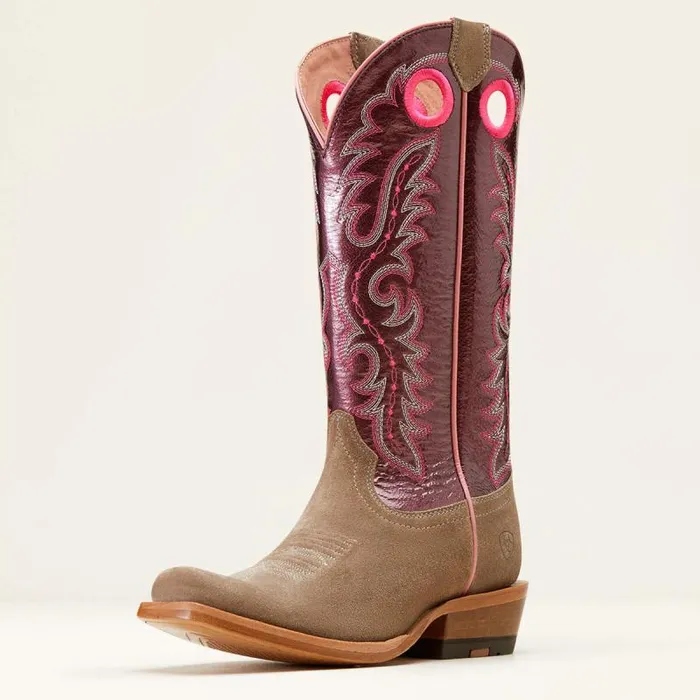 Women Western Boots Ariat Frontier Boon Western Boot Smokey Roughout