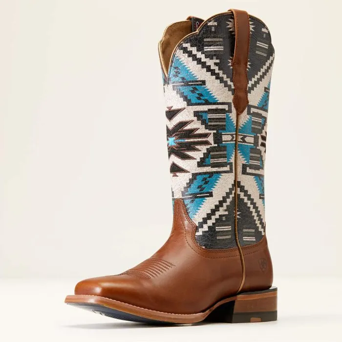 Women Western Boots Ariat Frontier Chimayo Western Boot Dark Chocolate
