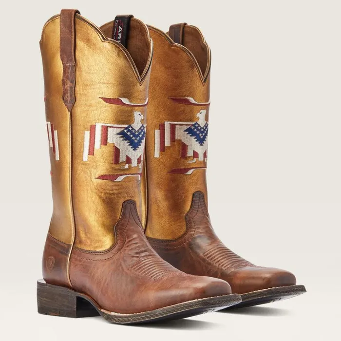 Women Western Boots Ariat Frontier Thunderbird Chimayo Western Boot Fiery Tan Women Western Boots Ariat Frontier Thunderbird Chimayo Western Boot Fiery Tan