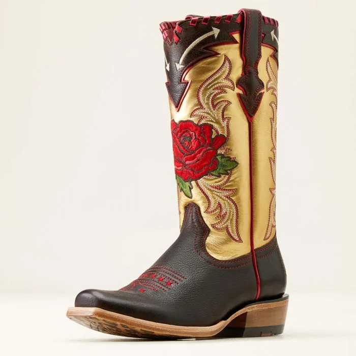 Women Western Boots Ariat Futurity Rodeo Quincy Western Boot Toffee Crunchrange Riding Ruby