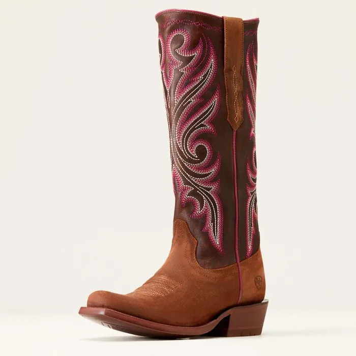Women Western Boots Ariat Futurity Starlight StretchFit Western Boot Terracotta Roughout