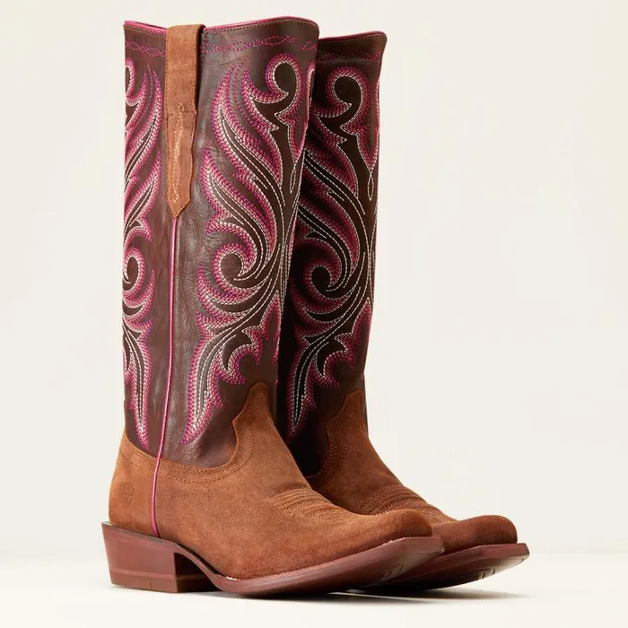 Women Western Boots Ariat Futurity Starlight StretchFit Western Boot Terracotta Roughout Women Western Boots Ariat Futurity Starlight StretchFit Western Boot Terracotta Roughout