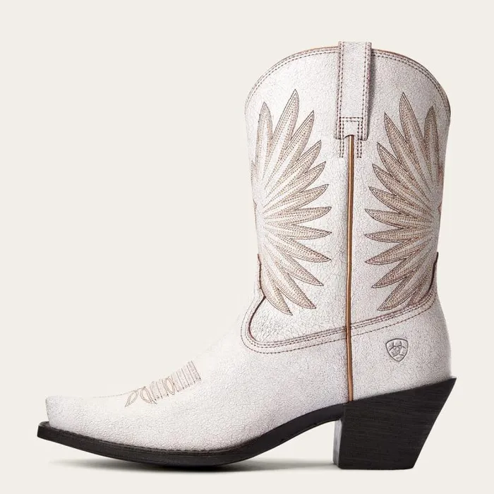 Women Western Boots Ariat Goldie Western Boot Distressed White Women Western Boots Ariat Goldie Western Boot Distressed White