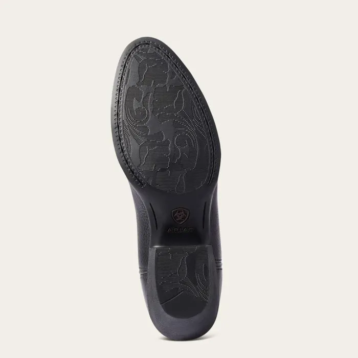 Women Western Boots Ariat Heritage R Toe StretchFit Western Boot Black Deertan Women Western Boots Ariat Heritage R Toe StretchFit Western Boot Black Deertan