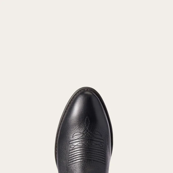Women Western Boots Ariat Heritage R Toe StretchFit Western Boot Black Deertan Women Western Boots Ariat Heritage R Toe StretchFit Western Boot Black Deertan
